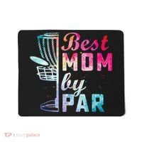 Best Mom By Par Disc Golf Frisbee Golfer Cool Mousepad thumb 0