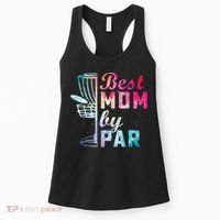 Best Mom By Par Disc Golf Frisbee Golfer Cool Women's Tank Top thumb 0