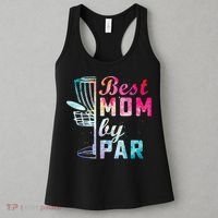 Best Mom By Par Disc Golf Frisbee Golfer Cool Women's Tank Top thumb 3