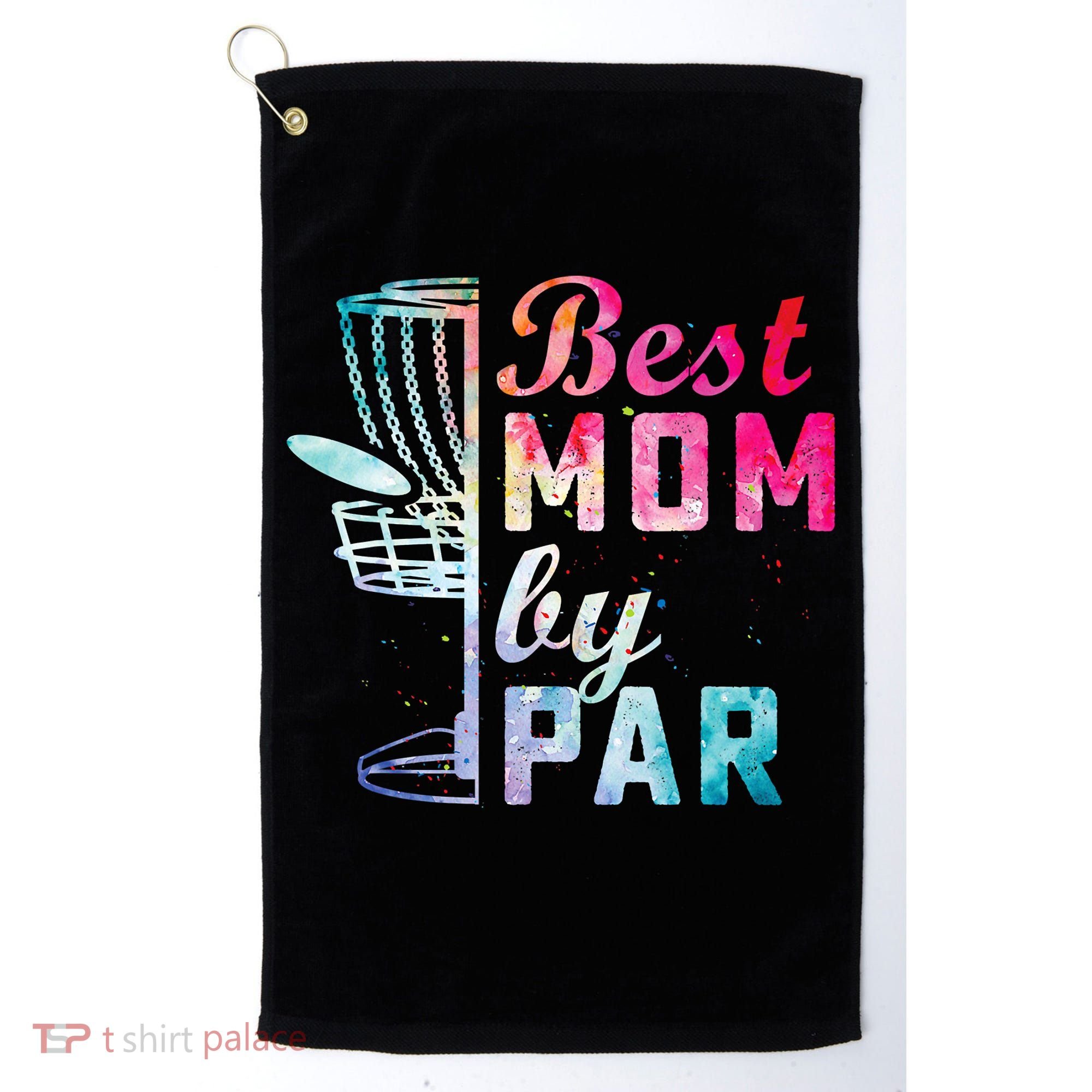 Best Mom By Par Disc Golf Frisbee Golfer Cool Golf Towel