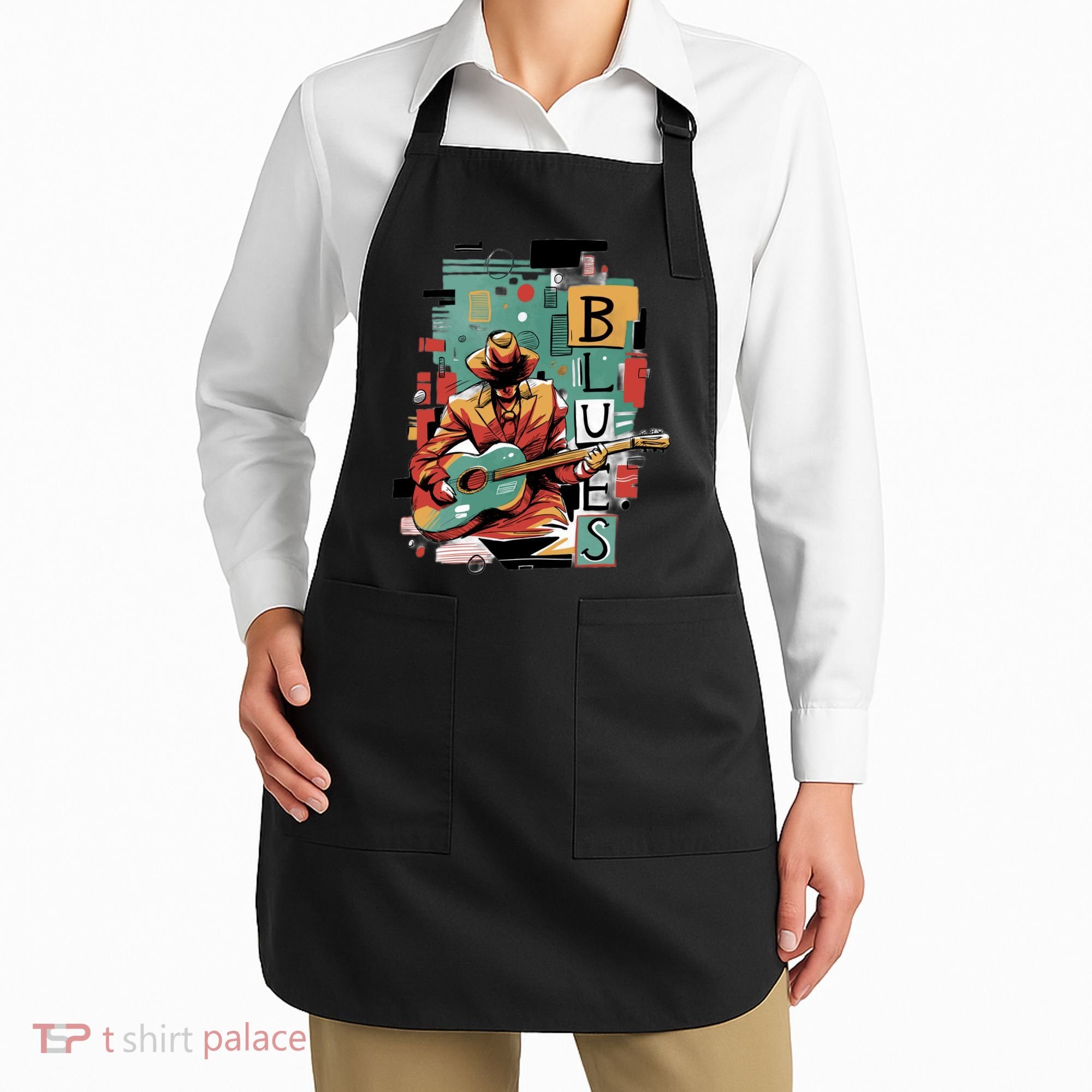 Blues Music Apron