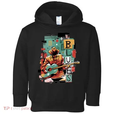 Blues Music Toddler Hoodie