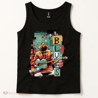 Blues Music Tank Top thumb 2