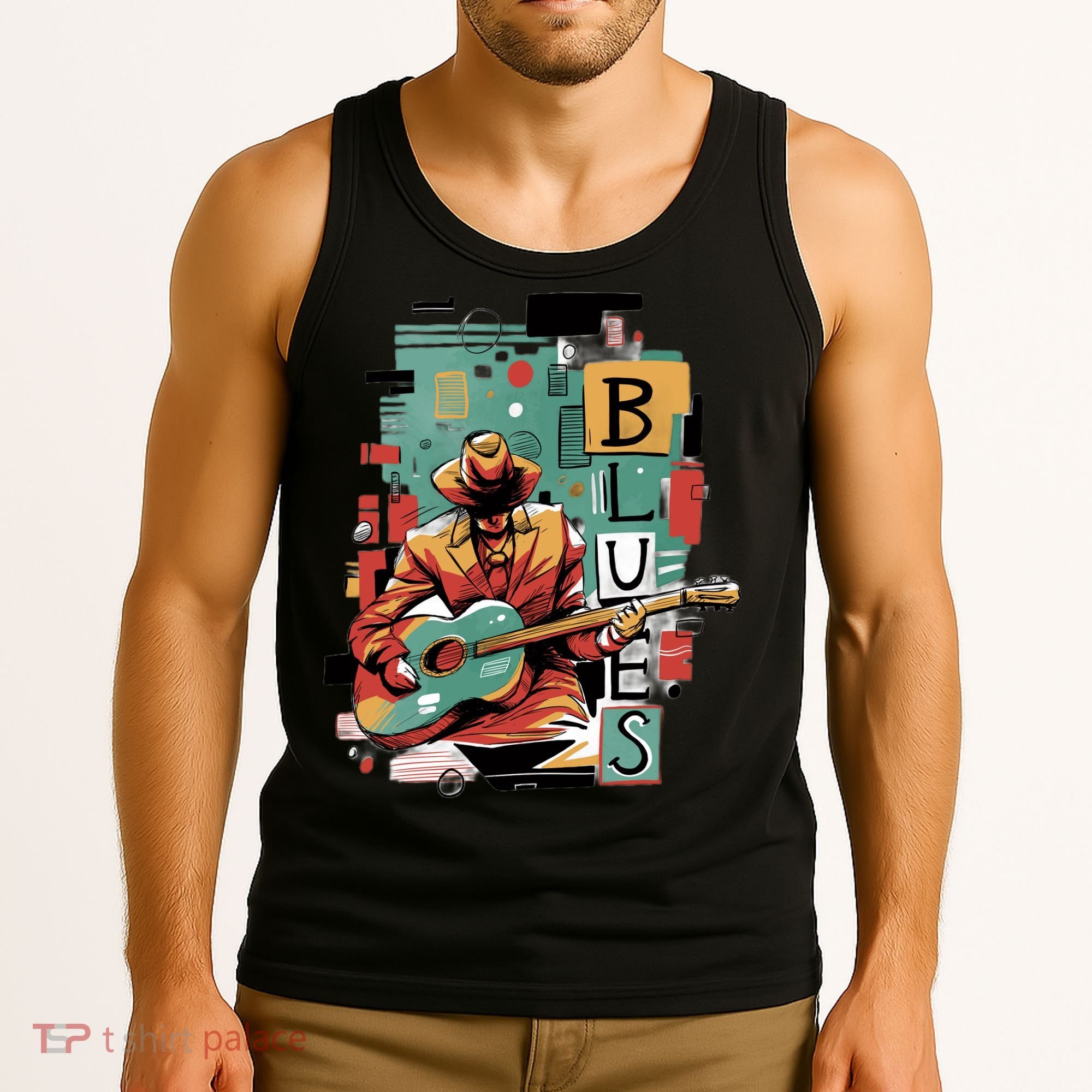 Blues Music Tank Top