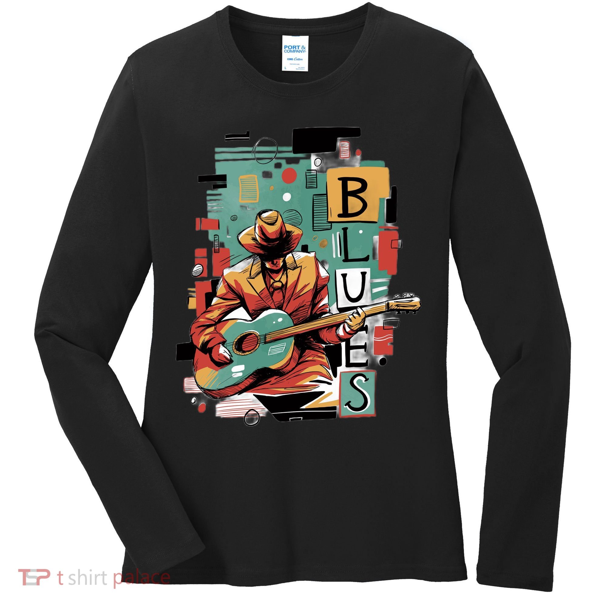 Blues Music Women's Long Sleeve Shirt