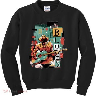 Blues Music Kids Sweatshirt