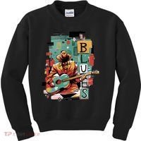Blues Music Kids Sweatshirt thumb 0