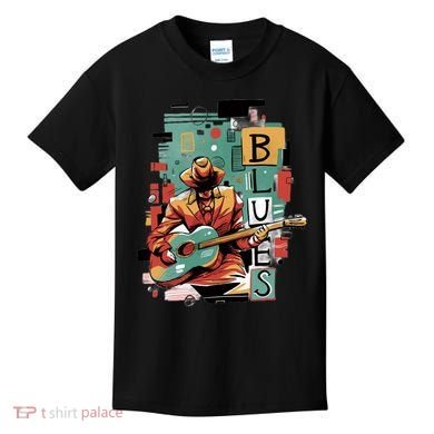 Blues Music Kids T-Shirt