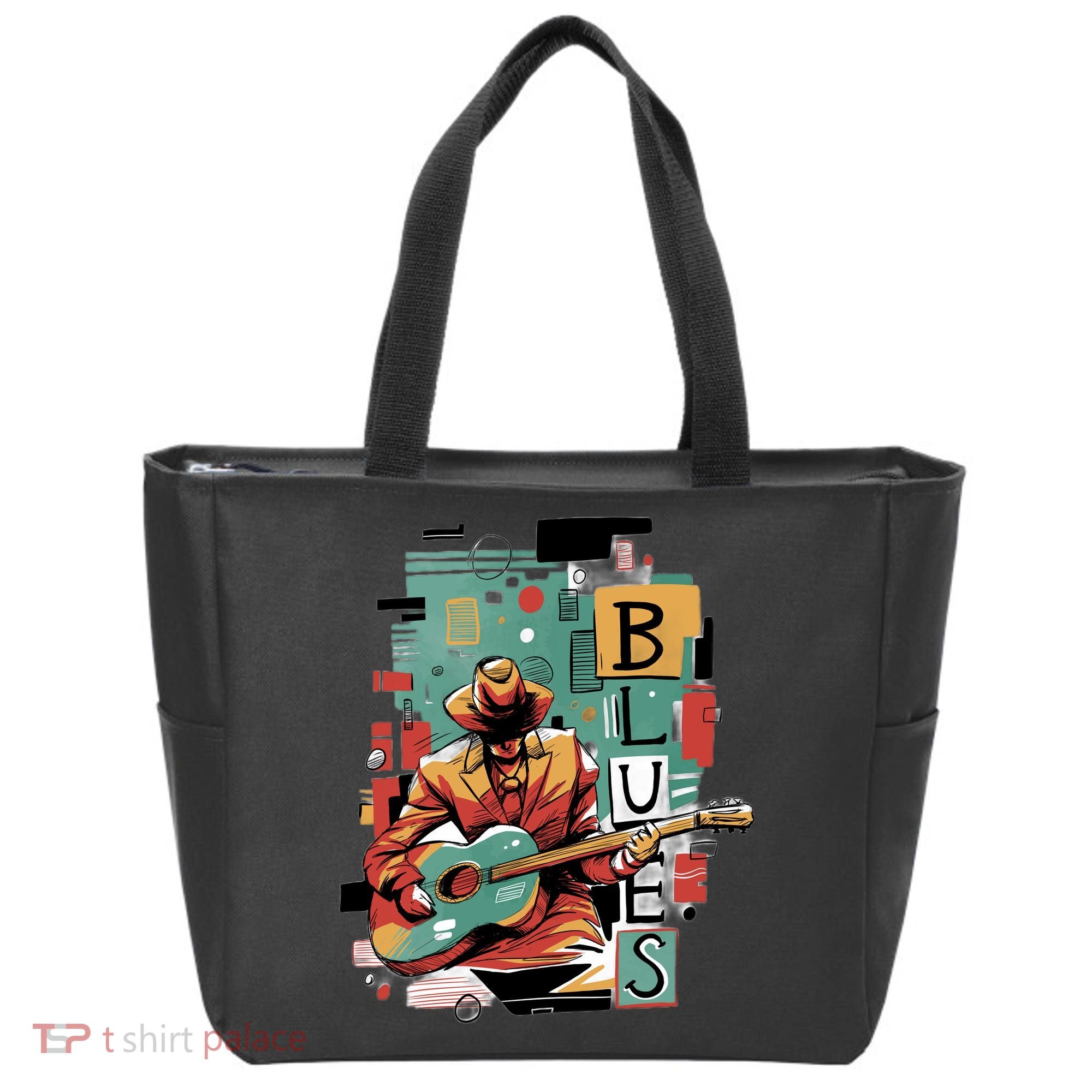 Blues Music Tote Bag