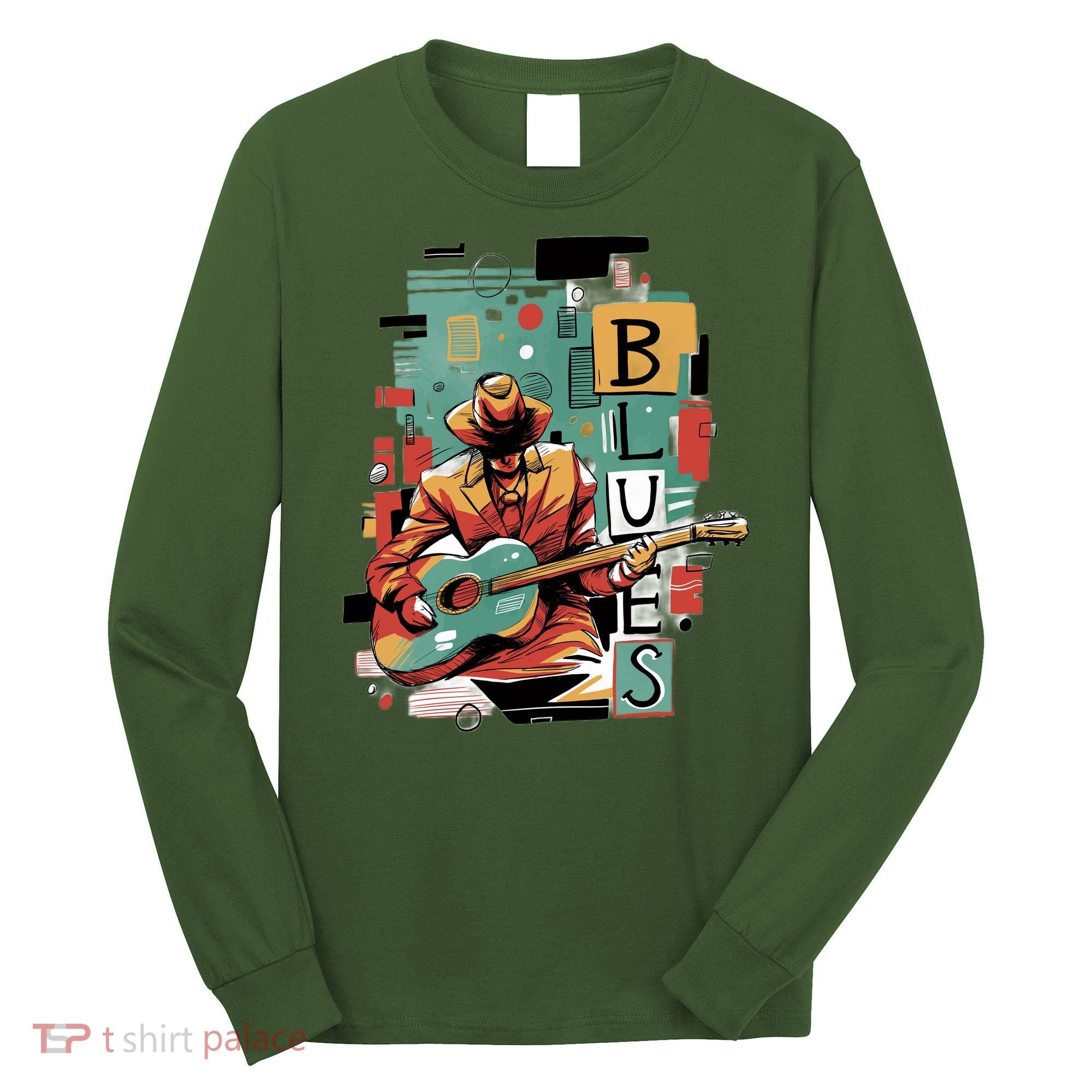 Blues Music Long Sleeve Shirt