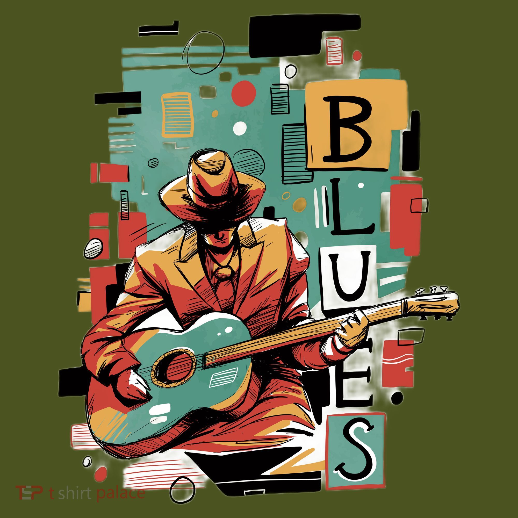 Blues Music Backpack