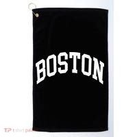 Boston Massachusetts Golf Towel thumb 0