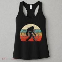 Bigfoot Mountain Bike Funny Mtb Biking Cycling Sasquatch Women's Tank Top thumb 3