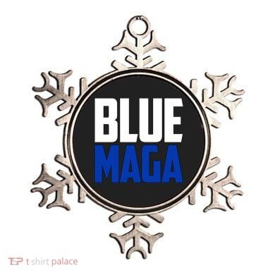 Blue MAGA Ornament