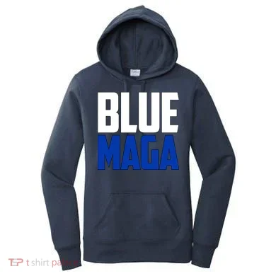 Blue MAGA Women's Hoodie