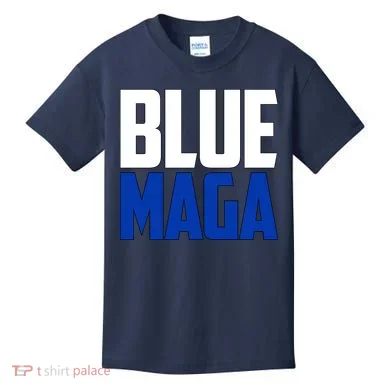 Blue MAGA Kids T-Shirt