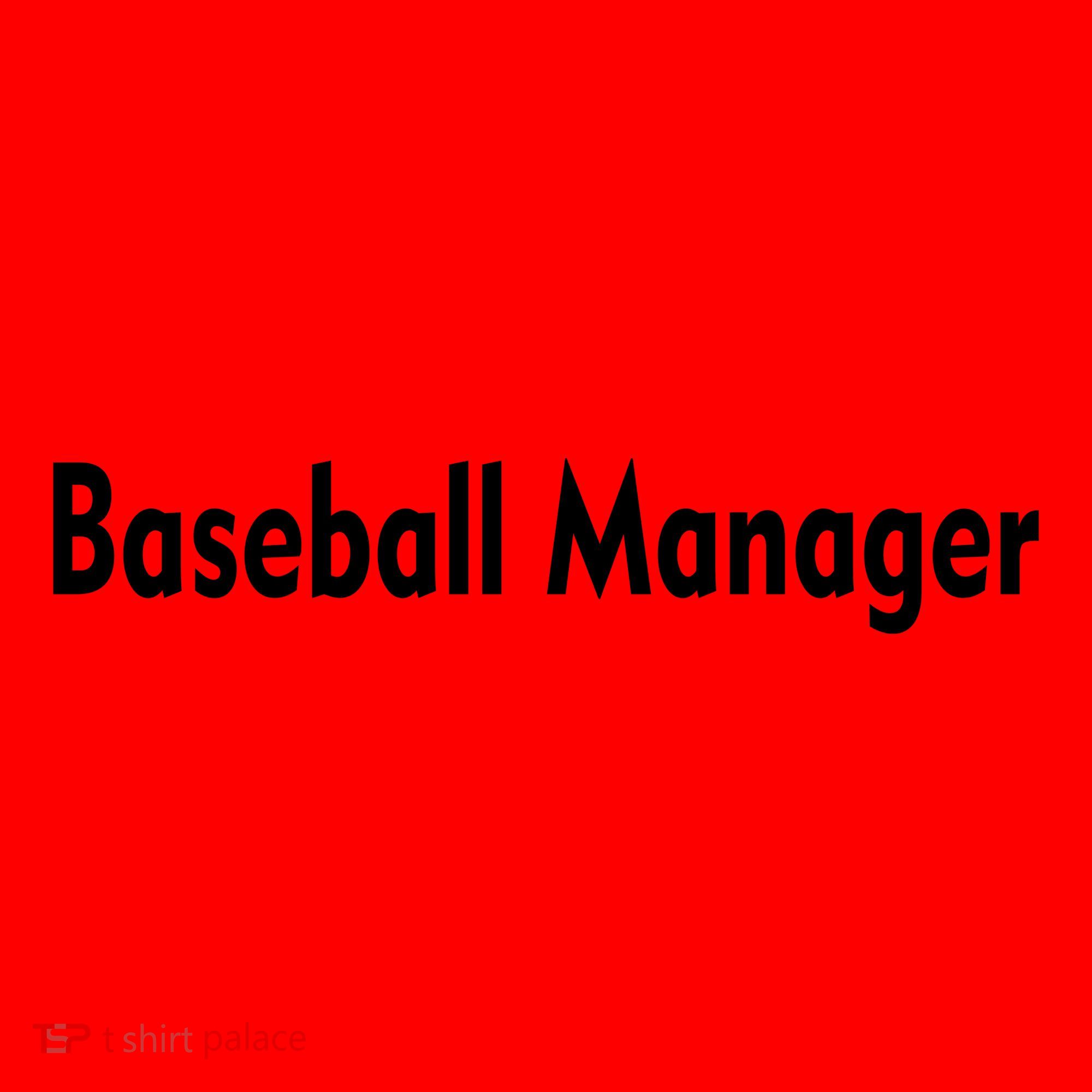 Baseball Manager Santa Hat
