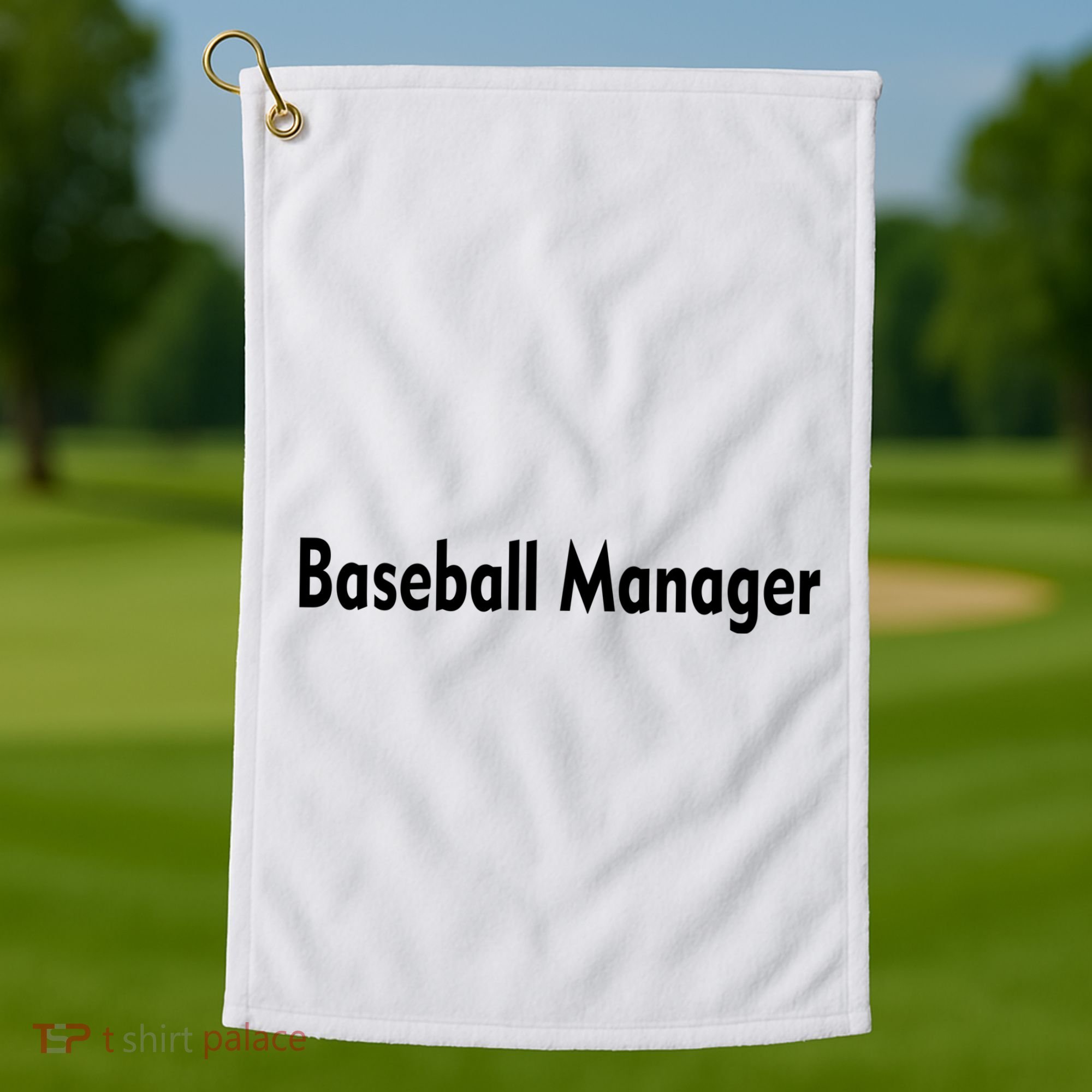 Baseball Manager Golf Towel