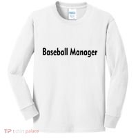 Baseball Manager Kids Long Sleeve Shirt thumb 0