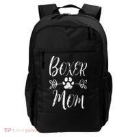 Boxer Mom Boxer Dog Lover Owner Funny Boxer Dog Mom Backpack thumb 0