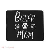 Boxer Mom Boxer Dog Lover Owner Funny Boxer Dog Mom Mousepad thumb 0