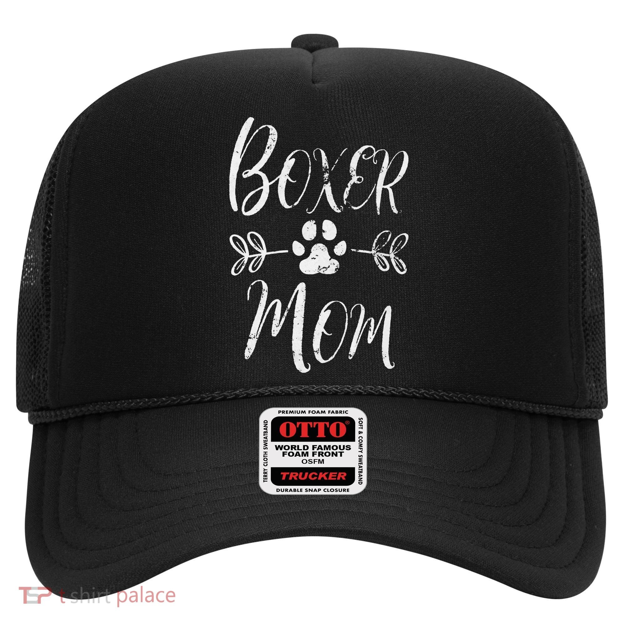 Boxer Mom Boxer Dog Lover Owner Funny Boxer Dog Mom Hat