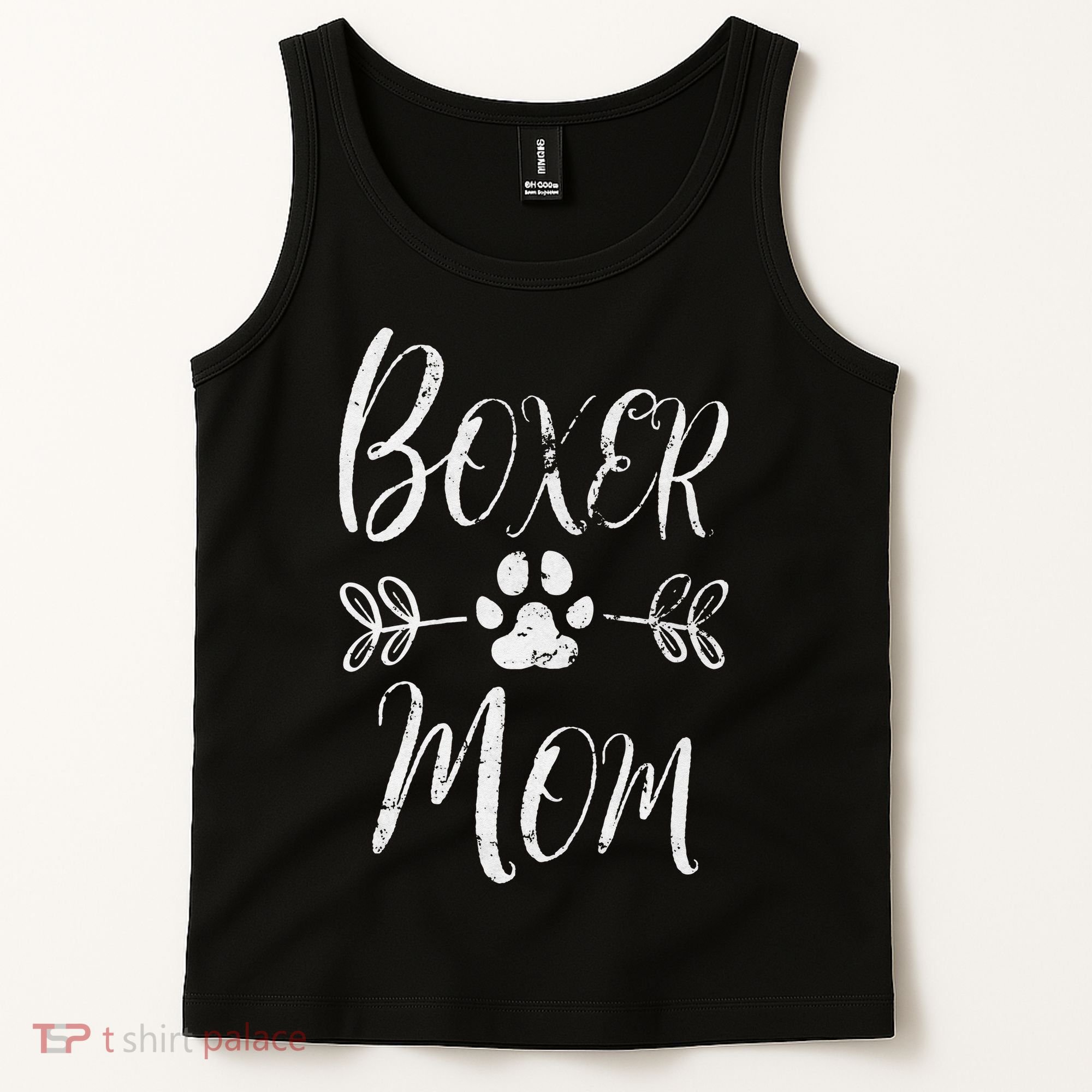 Boxer Mom Boxer Dog Lover Owner Funny Boxer Dog Mom Tank Top