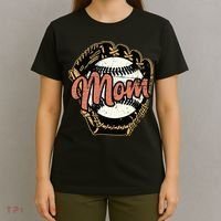 Baseball Mom Baseball Baseball Lover T-Shirt thumb 4