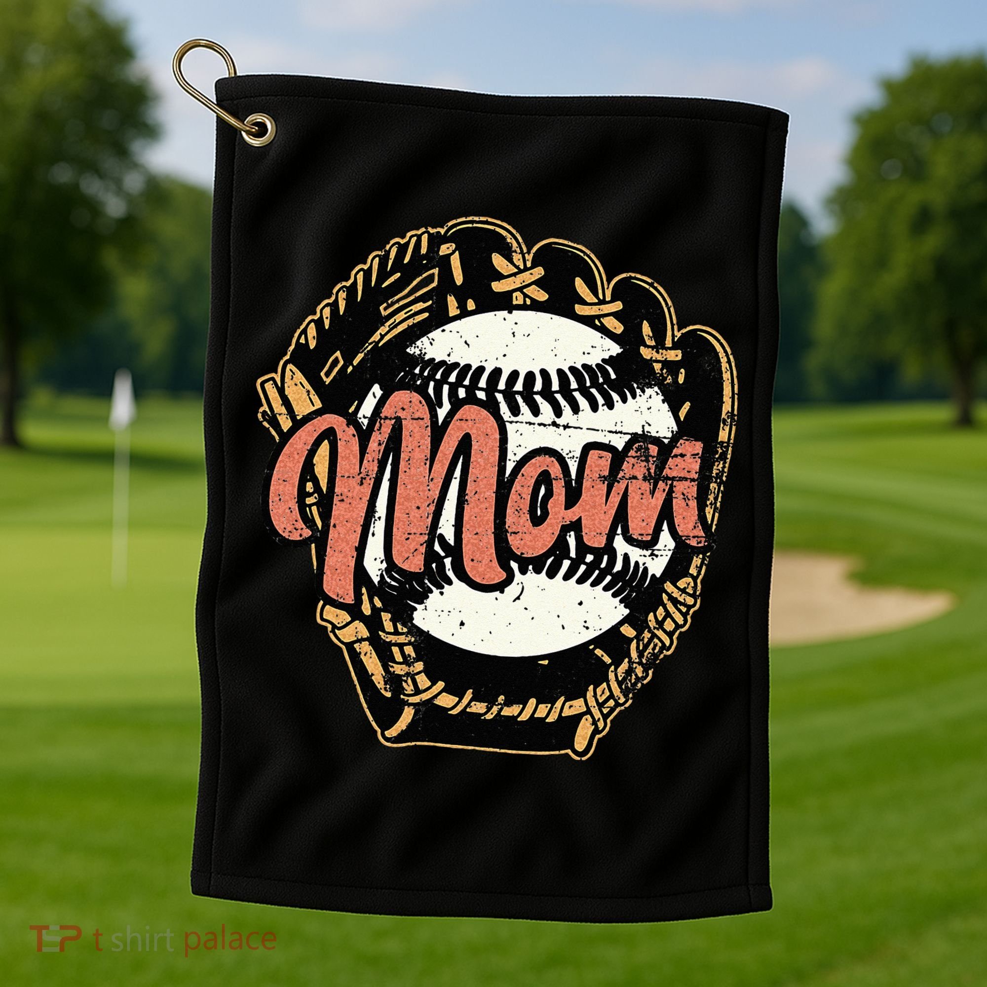 Baseball Mom Baseball Baseball Lover Golf Towel