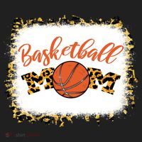 Basketball Mom Bleached Leopard Mother's Day Basketball Mom Gift Beanie thumb 2