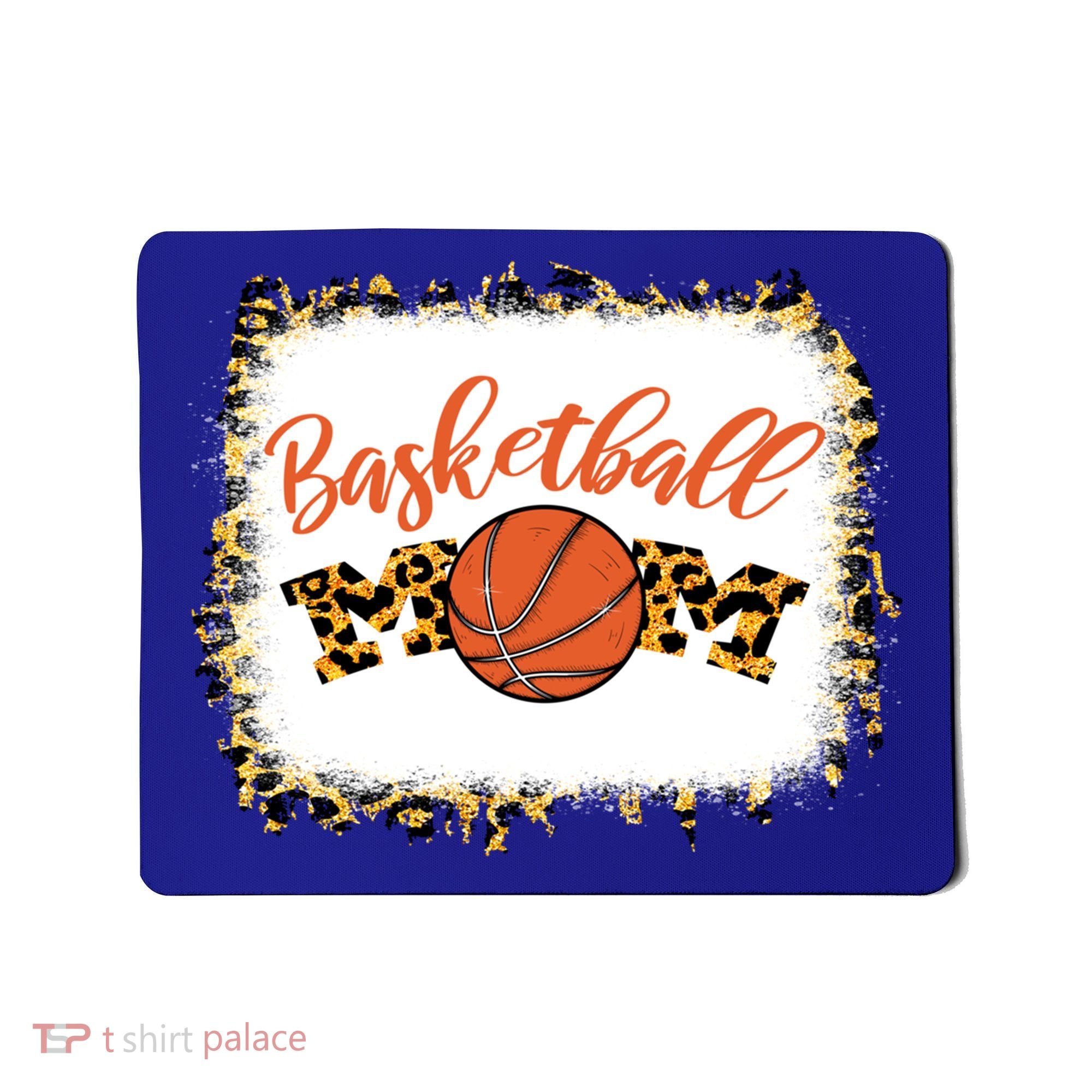 Basketball Mom Bleached Leopard Mother's Day Basketball Mom Gift Mousepad