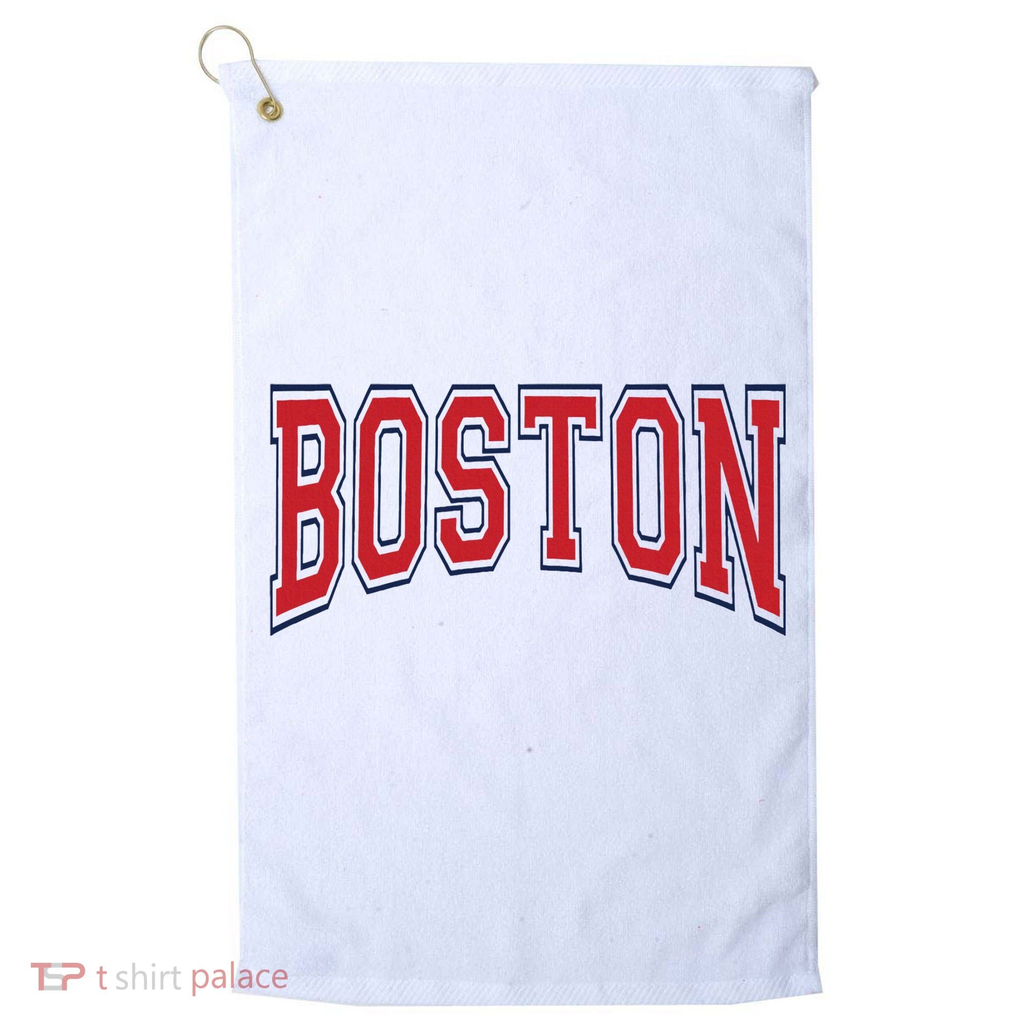Boston Massachusetts Golf Towel