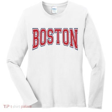 Boston Massachusetts Women's Long Sleeve Shirt