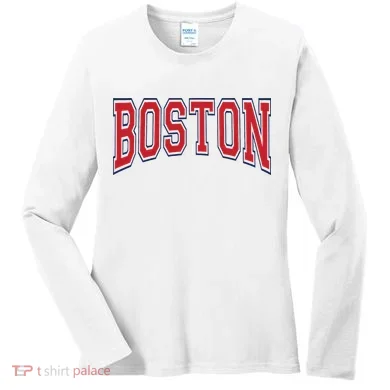 Boston Massachusetts Women's Long Sleeve Shirt