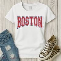 Boston Massachusetts Women's T-Shirt thumb 3