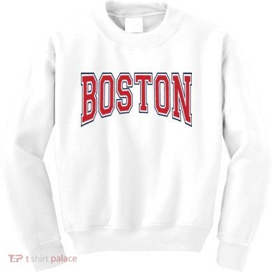 Boston Massachusetts Kids Sweatshirt