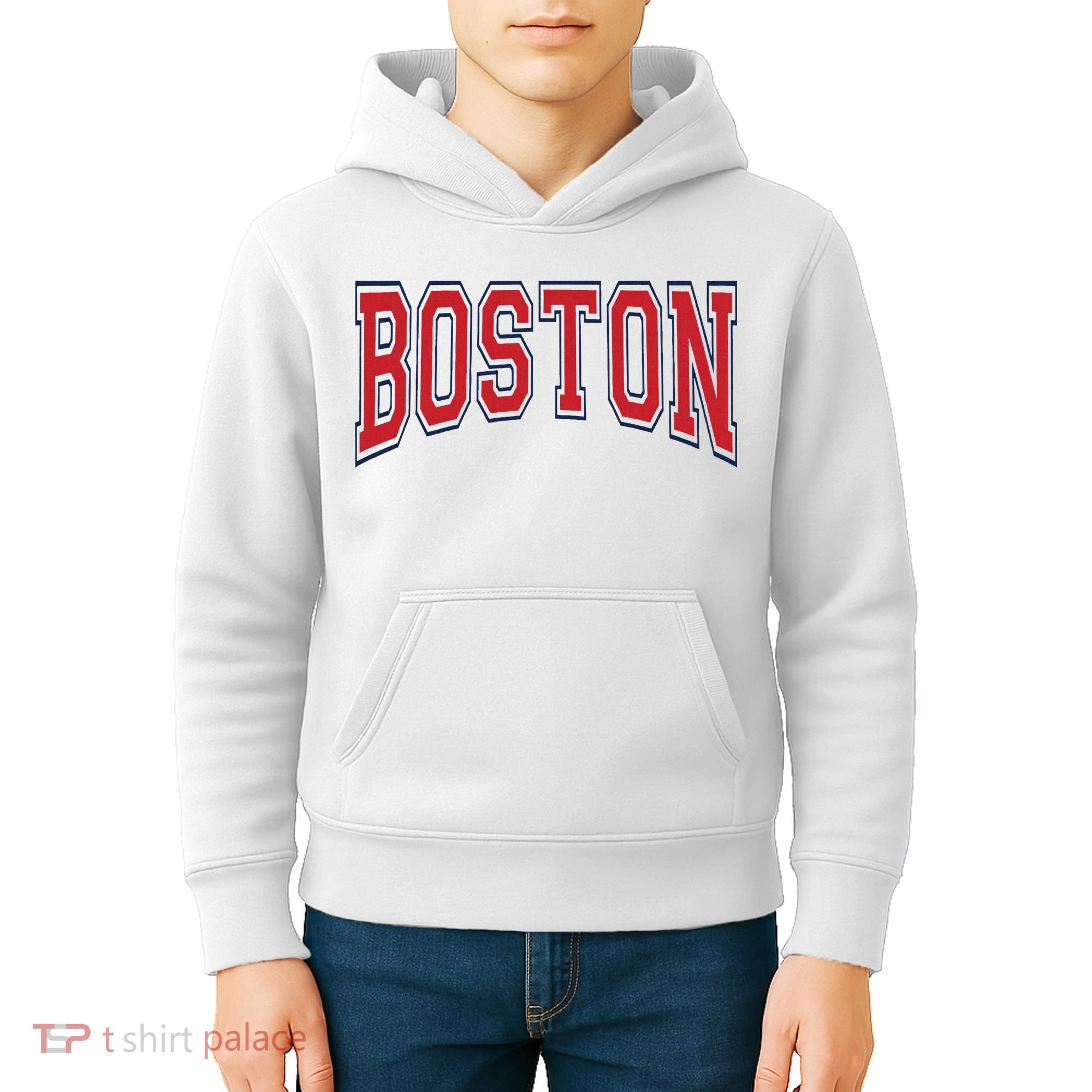 Boston Massachusetts Kids Hoodie