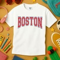 Boston Massachusetts Kids T-Shirt thumb 3