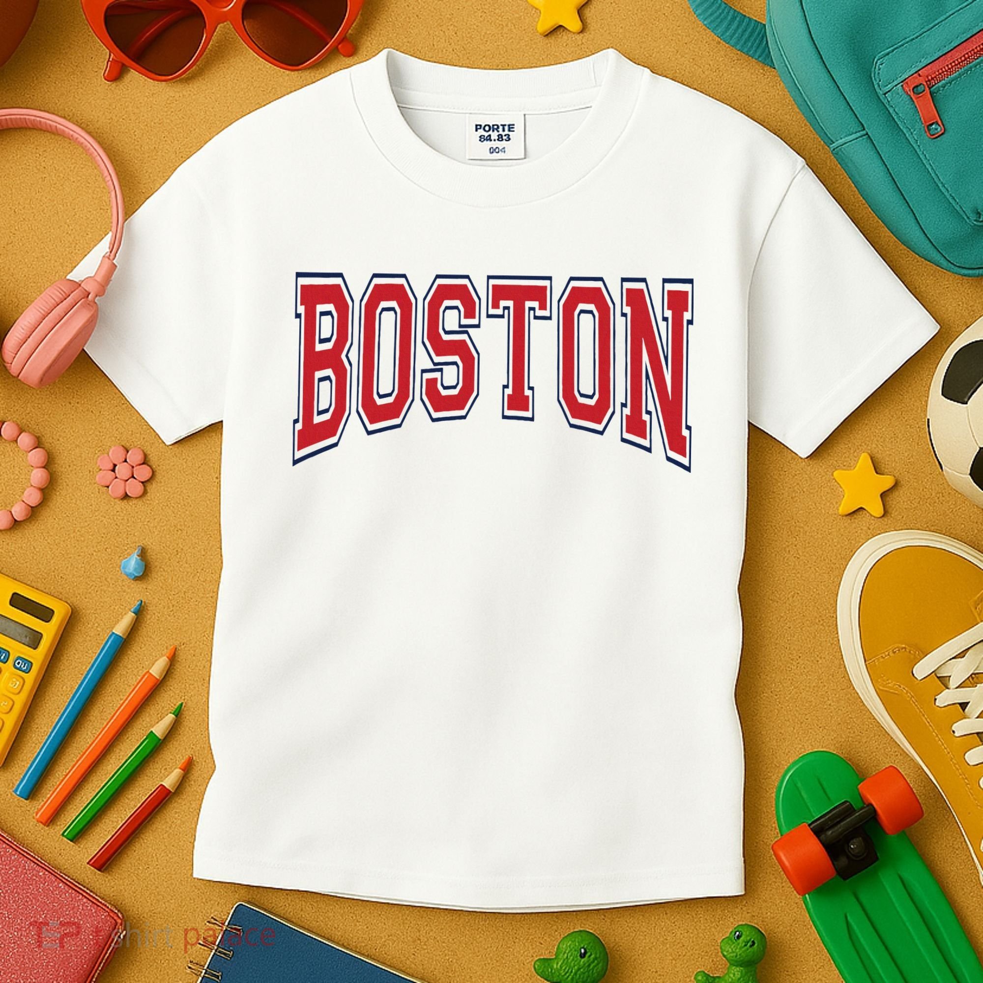 Boston Massachusetts Kids T-Shirt