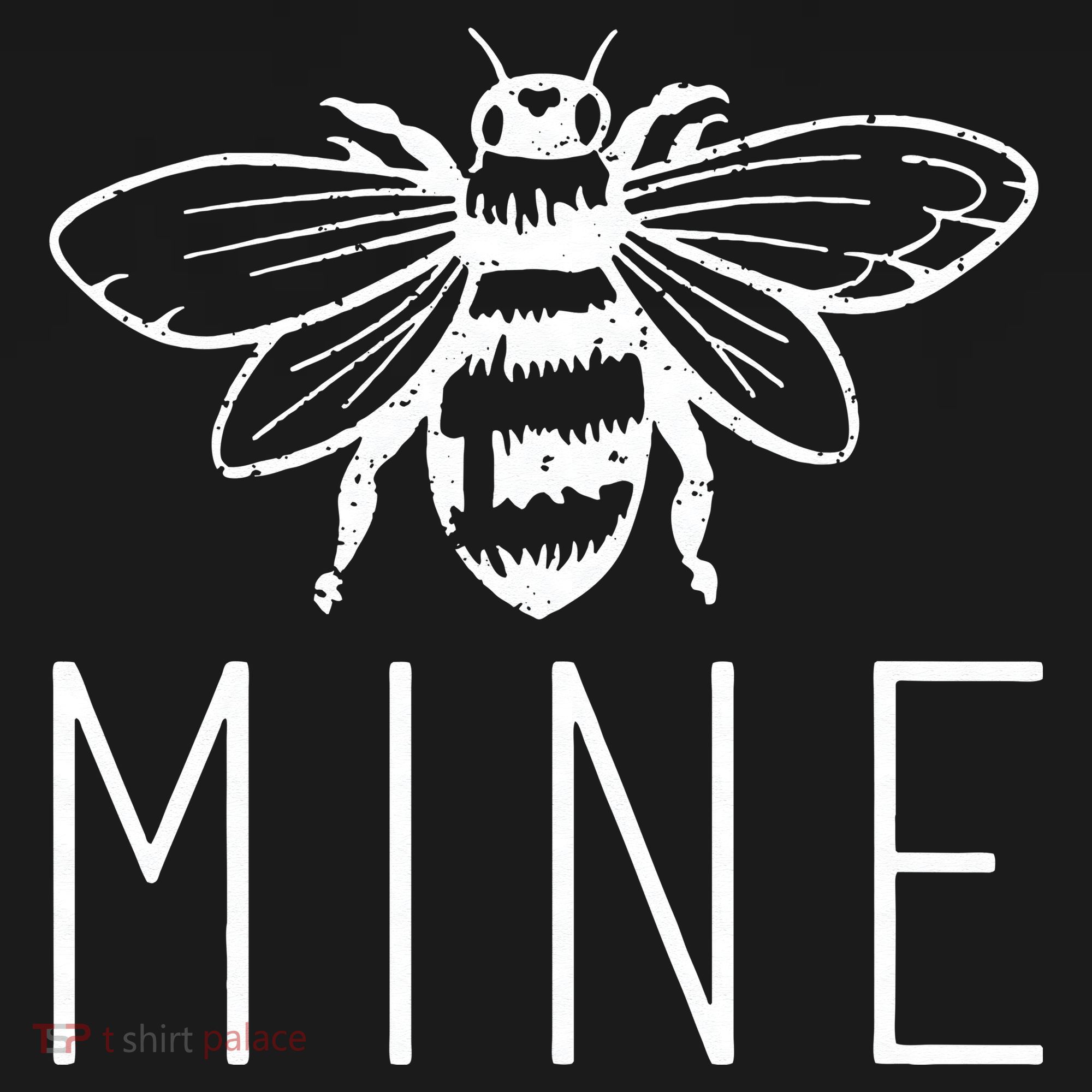 BEE MINE Bumblebee Cute Retro Valentine's Day Funny Women's Hoodie