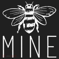 BEE MINE Bumblebee Cute Retro Valentine's Day Funny Golf Towel thumb 3