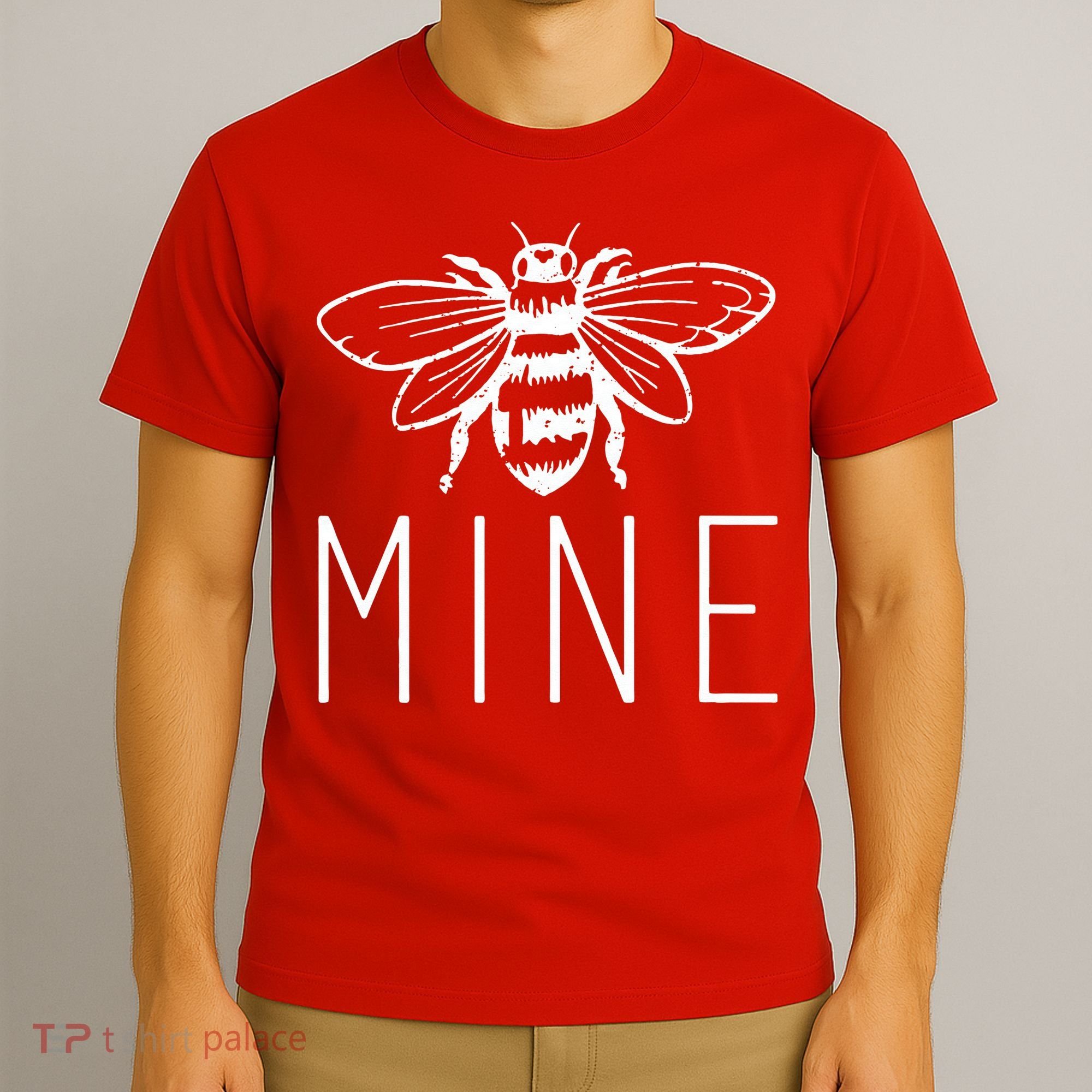 BEE MINE Bumblebee Cute Retro Valentine's Day Funny T-Shirt