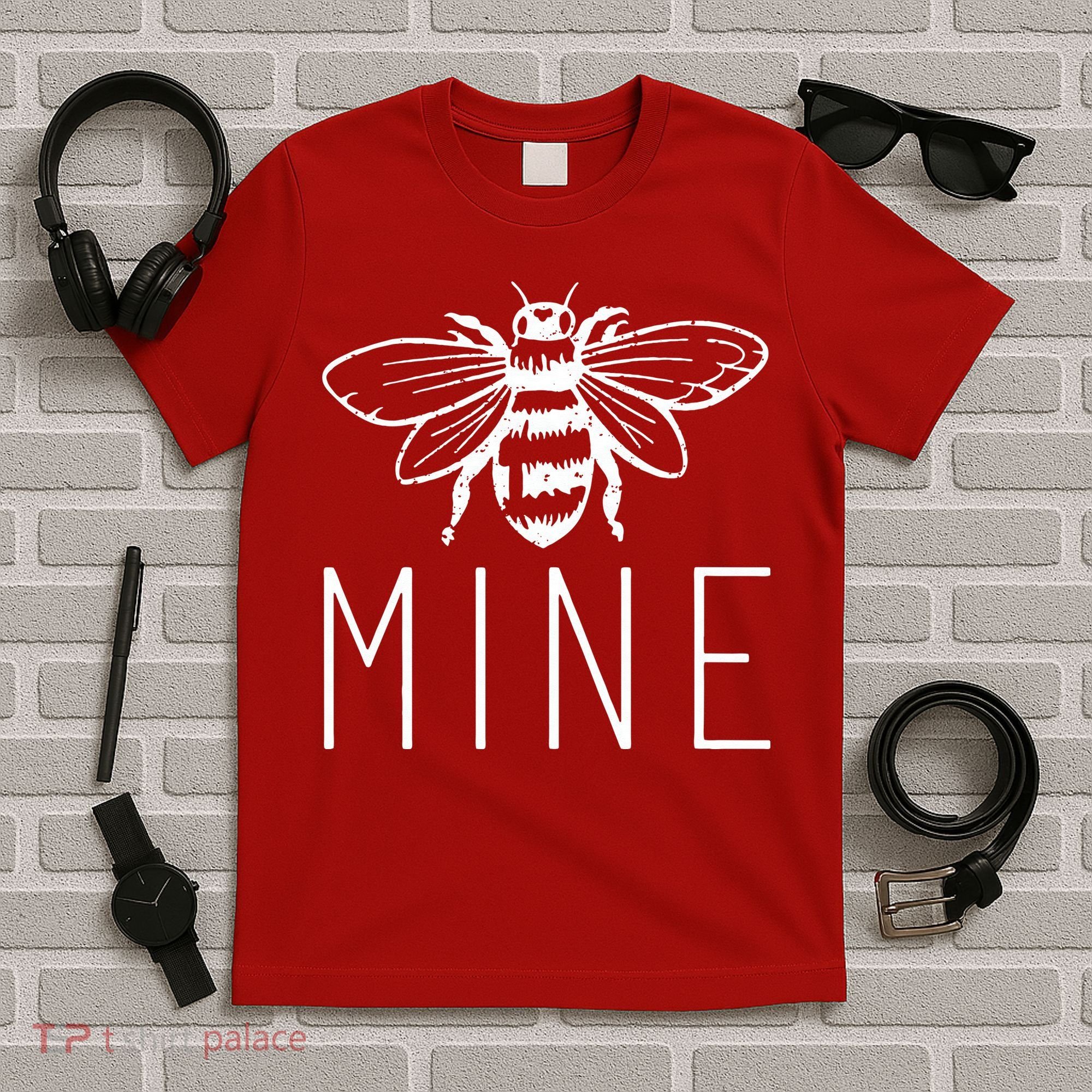 BEE MINE Bumblebee Cute Retro Valentine's Day Funny T-Shirt