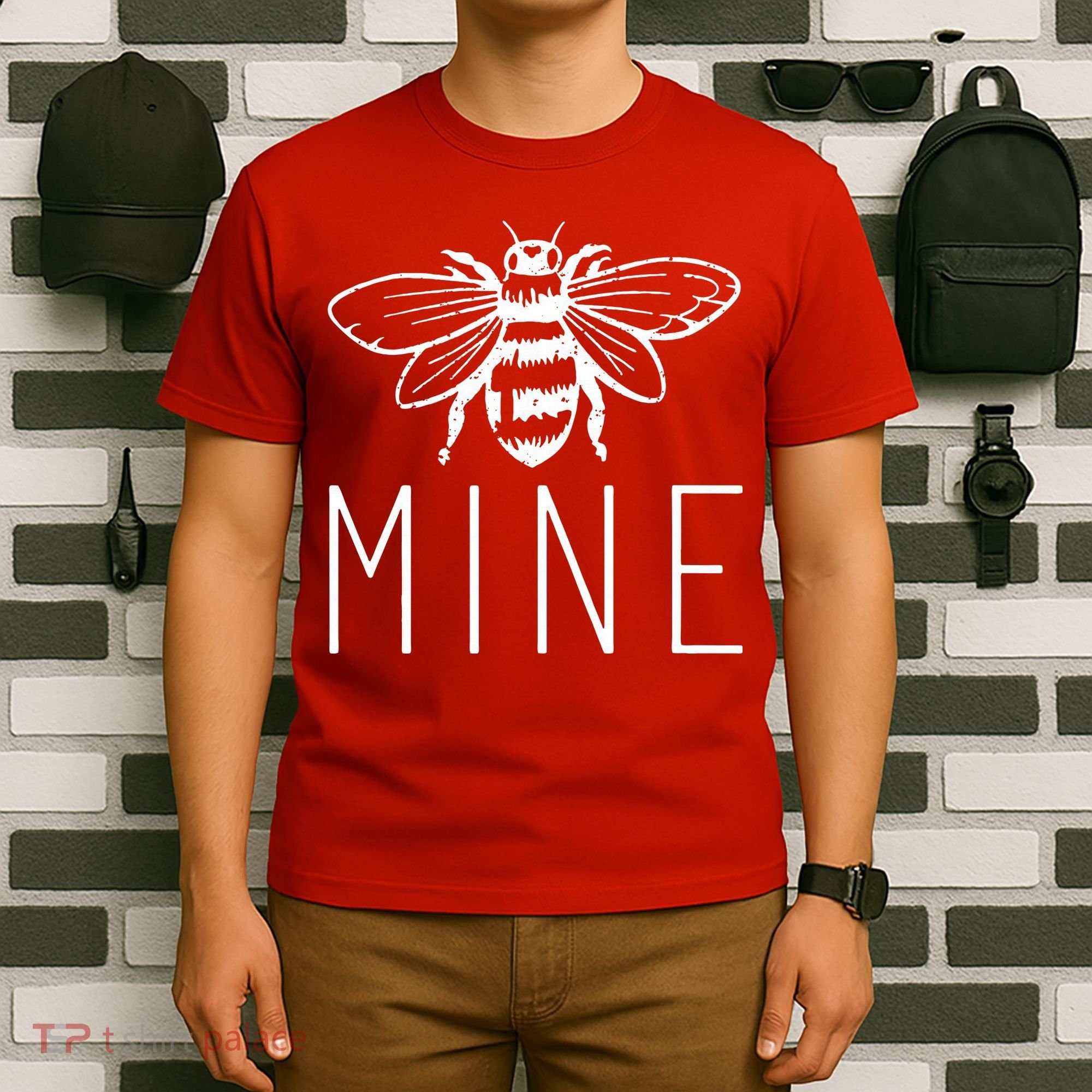BEE MINE Bumblebee Cute Retro Valentine's Day Funny T-Shirt