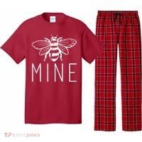 BEE MINE Bumblebee Cute Retro Valentine's Day Funny Pajama Set thumb 0