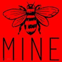 BEE MINE Bumblebee Cute Retro Valentine's Day Funny Santa Hat thumb 1