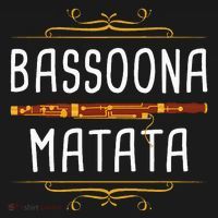 Bassoona Matata Bassoon Player Bassoonist Musician Women's T-Shirt thumb 6
