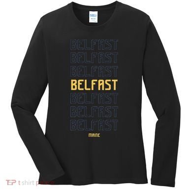 Belfast Maine Women's Long Sleeve Shirt