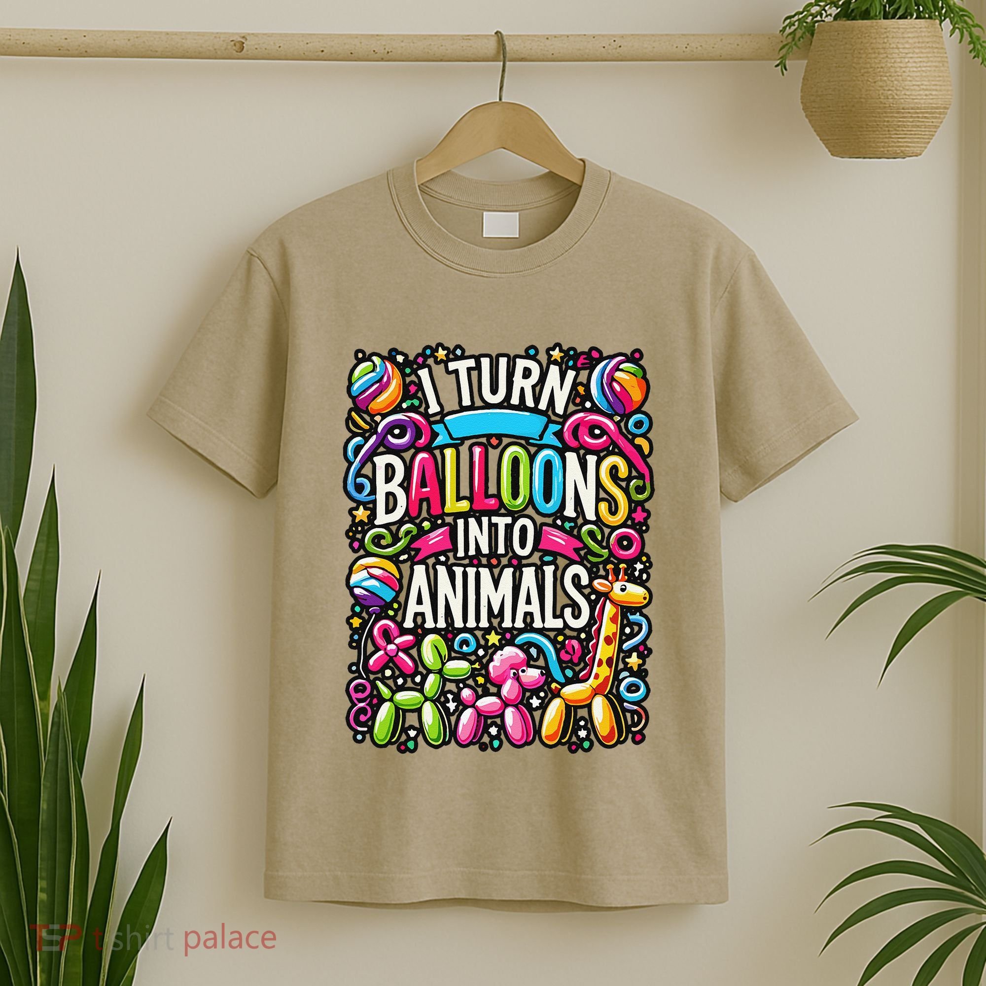 Balloon Modelling Birthday Party Balloon Artist Twister T-Shirt