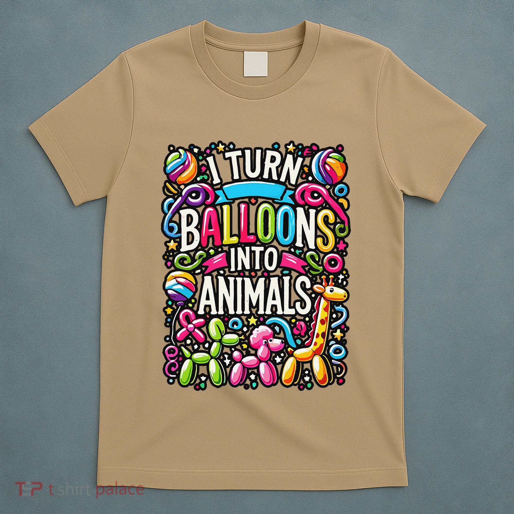 Balloon Modelling Birthday Party Balloon Artist Twister T-Shirt
